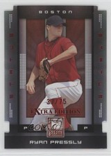 2008 Donruss Elite Extra Edition Status Red Die-Cut 37/75 Ryan Pressly #84 0c6