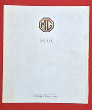1992 MG RV8 Sales Brochure