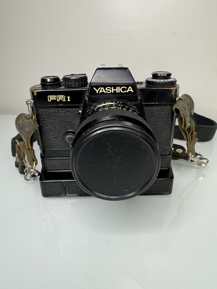 Vintage Yashica FR1 SLR 35mm Film Camera *Untested* With Winder
