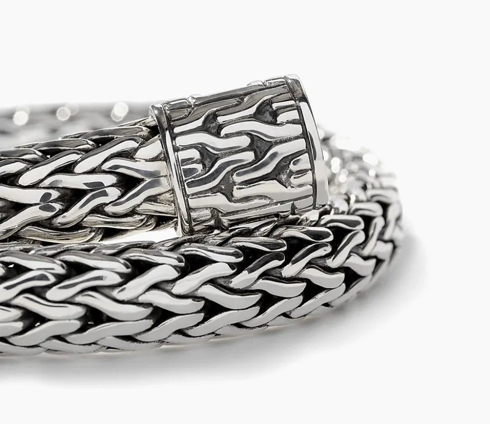 Brazalete John Hardy Clásico Cadena Plata Esterlina Venta al por menor: $1,395 NUEVO Foto 4 de 4