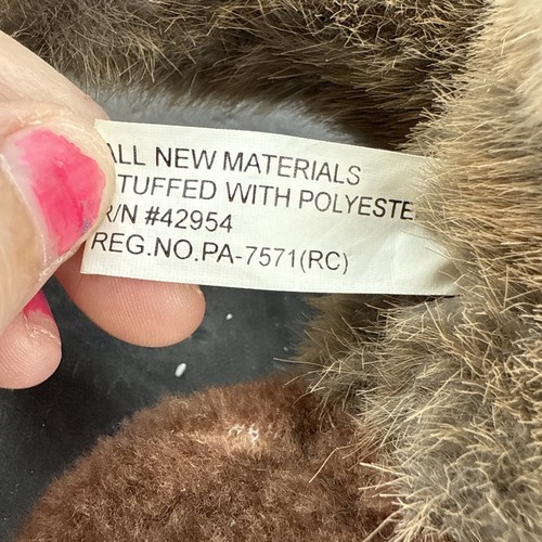 Esclusivo peluche lontra grigia Vaughn alto 12" - Foto 7 di 8