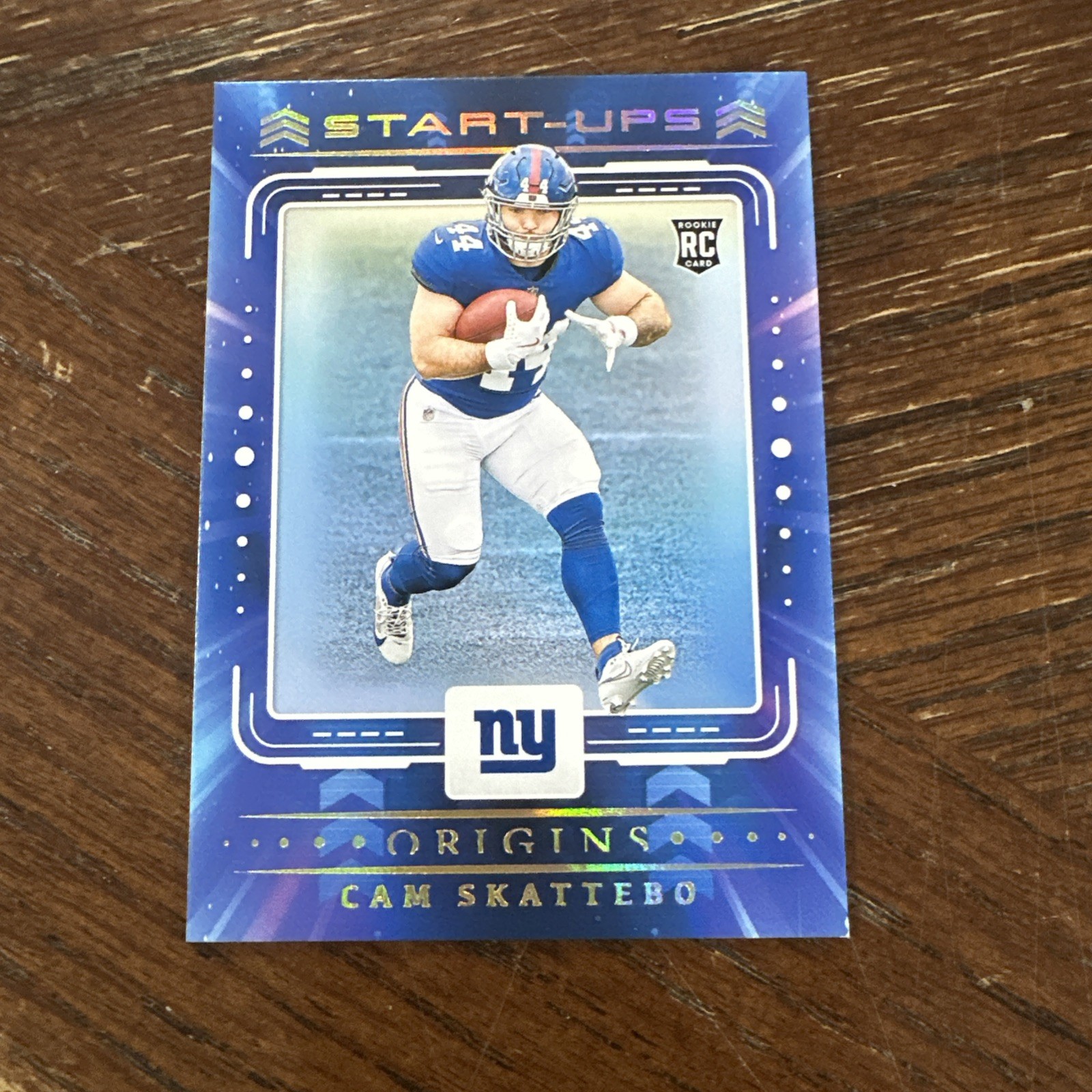 2025 Panini Origins Start-Ups – Cam Skattebo – Giants – RC – SP Insert