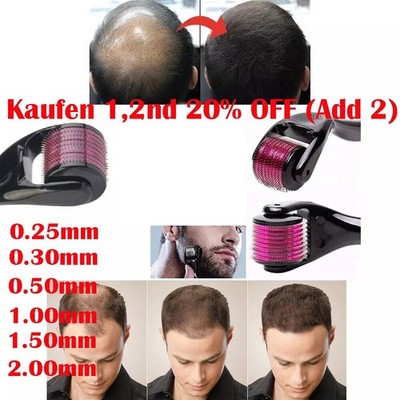 Derma Roller 540 Nadeln Roller für Haarwachstum Hautpflege Körper Behandlung