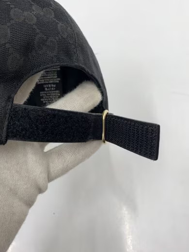 GUCCI Cap/ Medium/ Polyester/ Black/ Solid Color/… - image 7