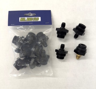 Mr. Bac Flo 1/4 Inch multipurpose adapter bushings with Flare Fittings, 8-Pack