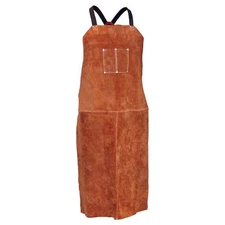 Tillman 3842 Welding Apron, Leather, 1.6 Lb, 42 In Length, Brown, Universal
