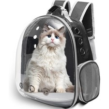 Large Transparent Cat Backpack Carrier for Travel Hiking Bubble with