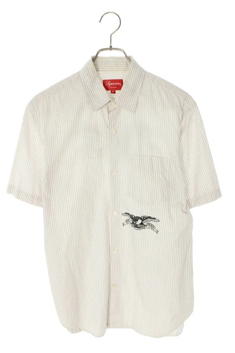 Chemise Supreme Manches Courtes 16SS ANTIHERO S SHIRT Taille S Antihero Stripe Sho
