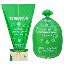 13 Gallon Compostable Trash Bags,50 Count, Heavy Duty Tall Kitchen Food Scrap...