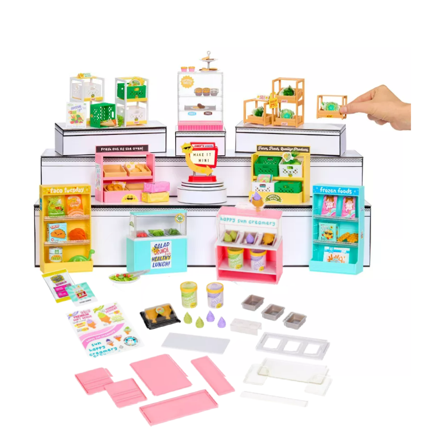 MGA Entertainment Miniverse Make It Mini SPACES Marquee/Foods