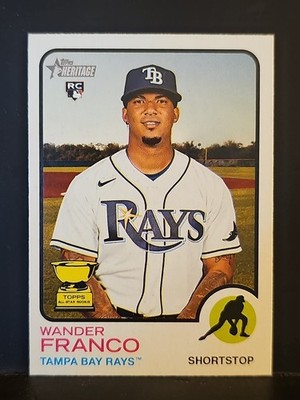 2022 Topps Heritage #347 Wander Franco RC RAYS