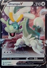 128/172 DRAMPA V ULTRA RARE BRILLIANT STARS POKEMON CARD