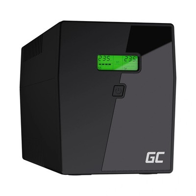 Uninterruptible power supply Green Cell UPS 1500VA 900W with LCD display