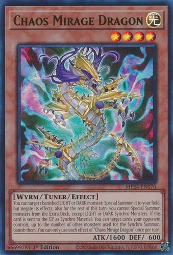 Chaos Mirage Dragon MP24-EN170 25th Anniversary Tin: Dueling Mirrors