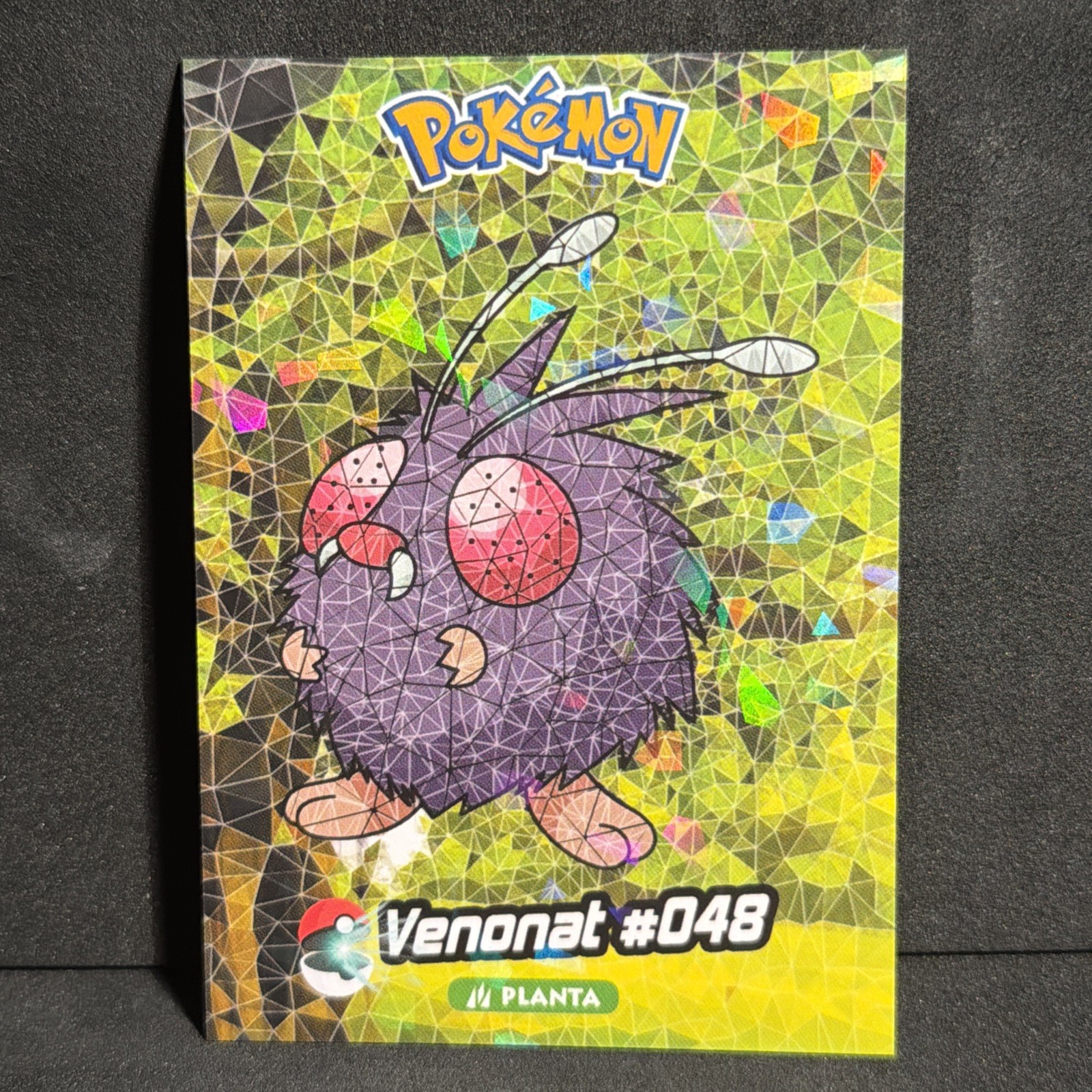 Venonat #48 - Cracked Ice Holo - Crystal Collection 2024 - Pokemon Card