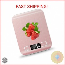 Food Scale, 11lb Kitchen Scale with 6 Units Tare Function  LCD Display, 0.05oz/