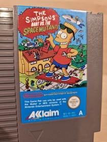 The Simpsons: Bart Vs The Space Mutants NES Nintendo Entertainment System