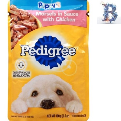 Natural Chicken Morsels in Sauce for Dogs - 3.5 oz - No Artificial Flavors