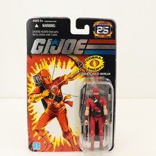 GI Joe 25th Anniversary Cobra Red Ninja The Enemy MOC 2007 Hasbro