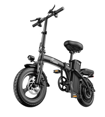 Klappbares City E-Bike 48V 7,8Ah LCD 3 Fahrmodi Federgabel