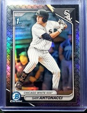 2024 Bowman Draft Chrome Sam Antonacci #BDC-158 Steel Metal Refractor /100 (RC)