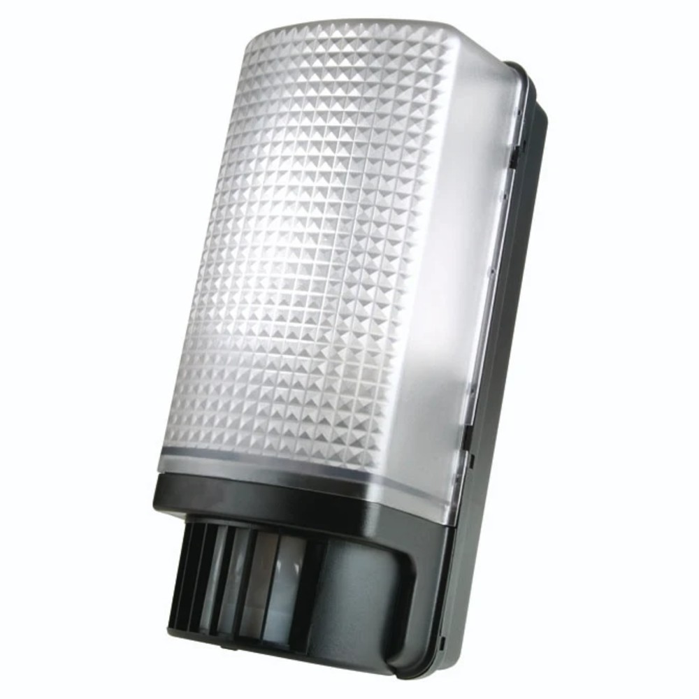 3 x Timeguard SLB88 PIR Bulkhead Light Fittings IP44 E27 (Black/Prismatic) - Image 3