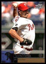 Jamie Moyer 2009 Upper Deck #300 Phillies MLB READ FREE SHIPPING AutographDen