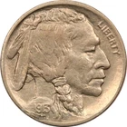 1913-D Type 2 Buffalo Nickel 5C, About Uncirculated AU+, Lamination Mint Error