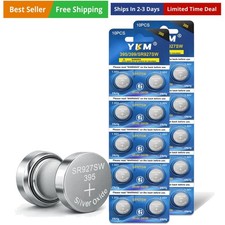 20 Pack SR927SW 395 399 Watch Battery LR927 AG7 1.55V Silver Oxide Button Bat...
