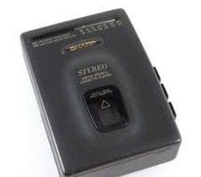 Sharp AM/FM Personal Stereo Cassette Tape Player JC-180 