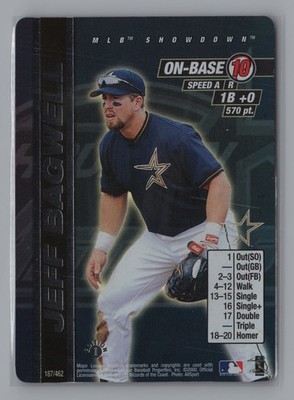 Jeff Bagwell 2000 MLB Showdown 1st Edition 187 Houston Astros