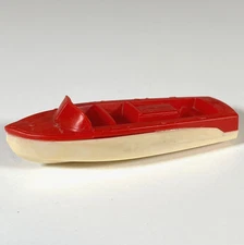 Vintage 1950s Century Coronado Plastic Red Runabout Boat Cereal Premium Toy