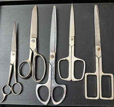 Vintage Mixed Lot of 5 Pairs of SCISSORS WISS LACO DESIGN USA GERMANY ITALY