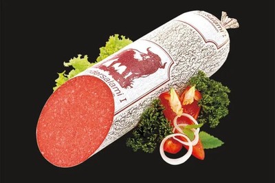 Rindersalami   1A extra     2,100 kg    1 Stange