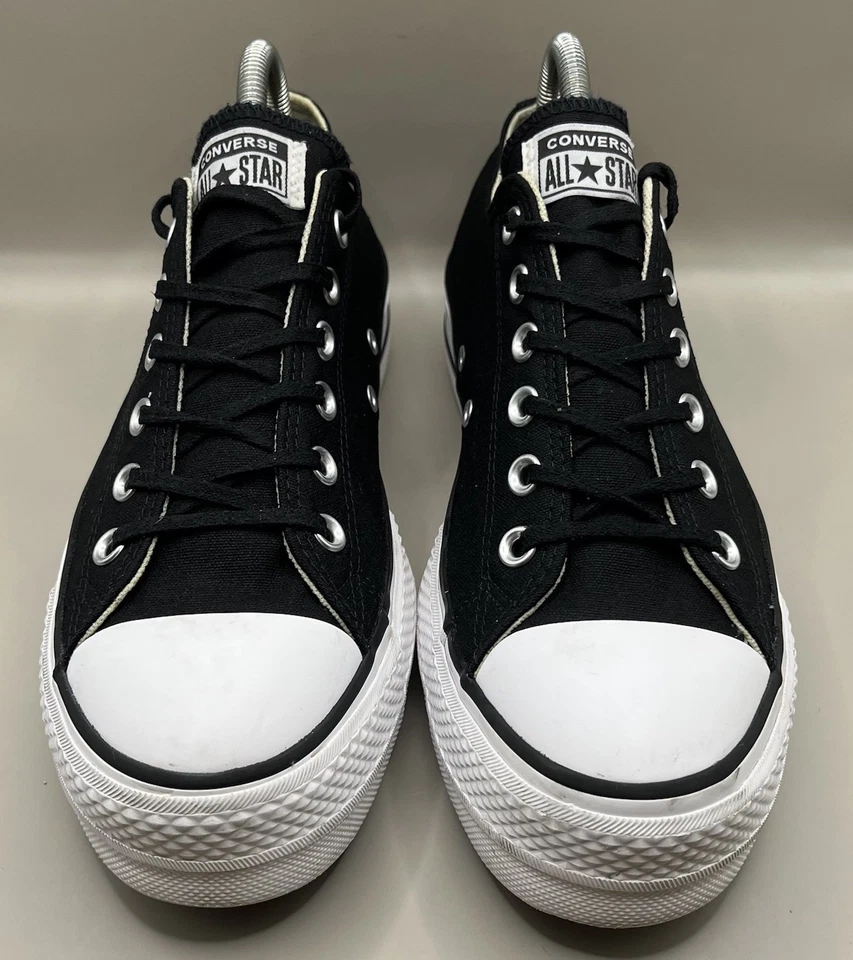 Converse Chuck Taylor All Star Low Top Lift Platform Sneakers Black Women’s 10 - Image 3 of 4