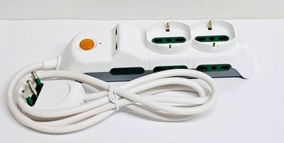 Vimar FP00521.C.B Universalstecker, 4P17/11 und Spb17, Weiß Stecker ITALIEN