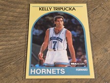 1989-90 NBA Hoops #11 Kelly Tripucka Superstars Yellow Nmmt
