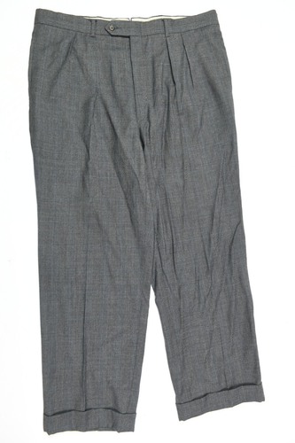 Paul Stuart WESTGATE Suit Mens 43L Dark Gray Blue Wool Two-Button Classic - Picture 16 of 23