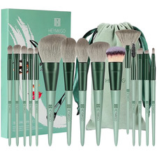15-Piece Makeup Brush Set   Premium Synthetic Kabuki  Eye Brushes for Foundatio