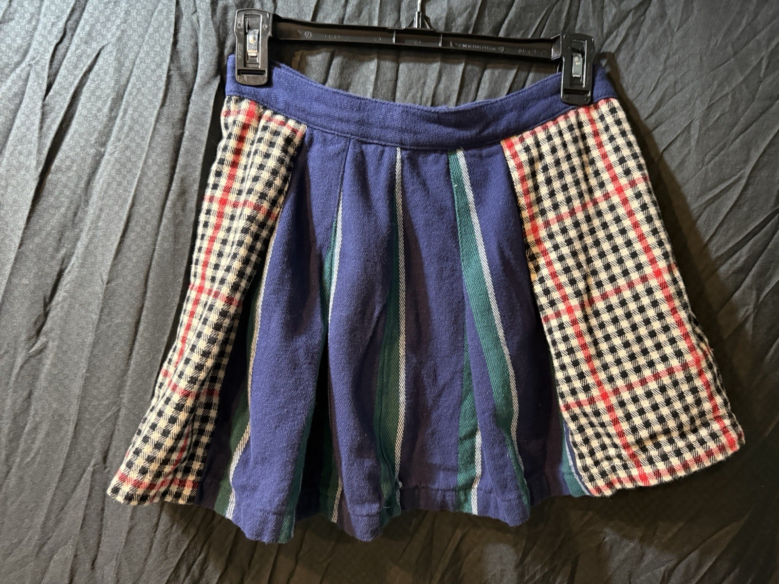 FILA Blazer da canottaggio x bersaglio minigonna plissettata a quadri 6 Academia Preppy stampa mista