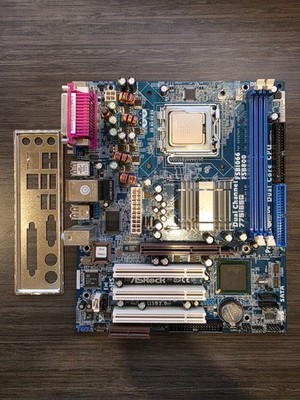 ASRock 775i65G Rev. 2.03 LGA 775 Micro ATX Motherboard & Intel Pentium D 940