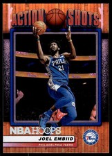 2018 HOOPS JOEL EMBIID AS-20 MINT ACTION SHOTS BASKETBALL PHILADELPHIA 76ERS