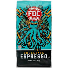 Fire Department Coffee, Shellback Espresso, Premium  Coffee, Medium Roast, 12 oz 11.60 per pound