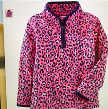 Oshkosh B'gosh Pink Fleece Quarter Zip Pullover Girl's 12