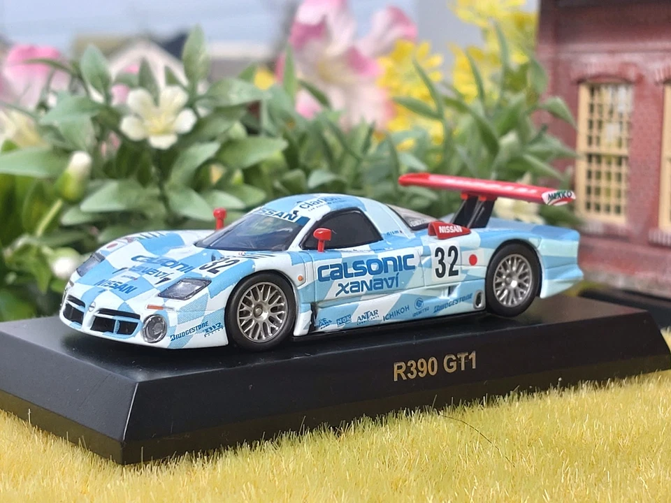 Le Mans 24h / Nissan R390 GT1 / No.32 1998 / 1/64 Diecast Car / Kyosho - Image 3 of 4