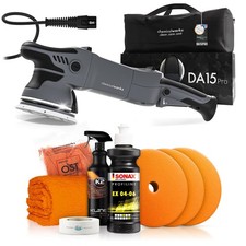 Exzenter Poliermaschine chemicalworkz DA15 Pro mit Sonax Politurset 8-tlg.