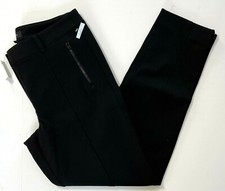 Women  s TALBOTS pants size 8 black slim leg stretch 99 NEW th93 