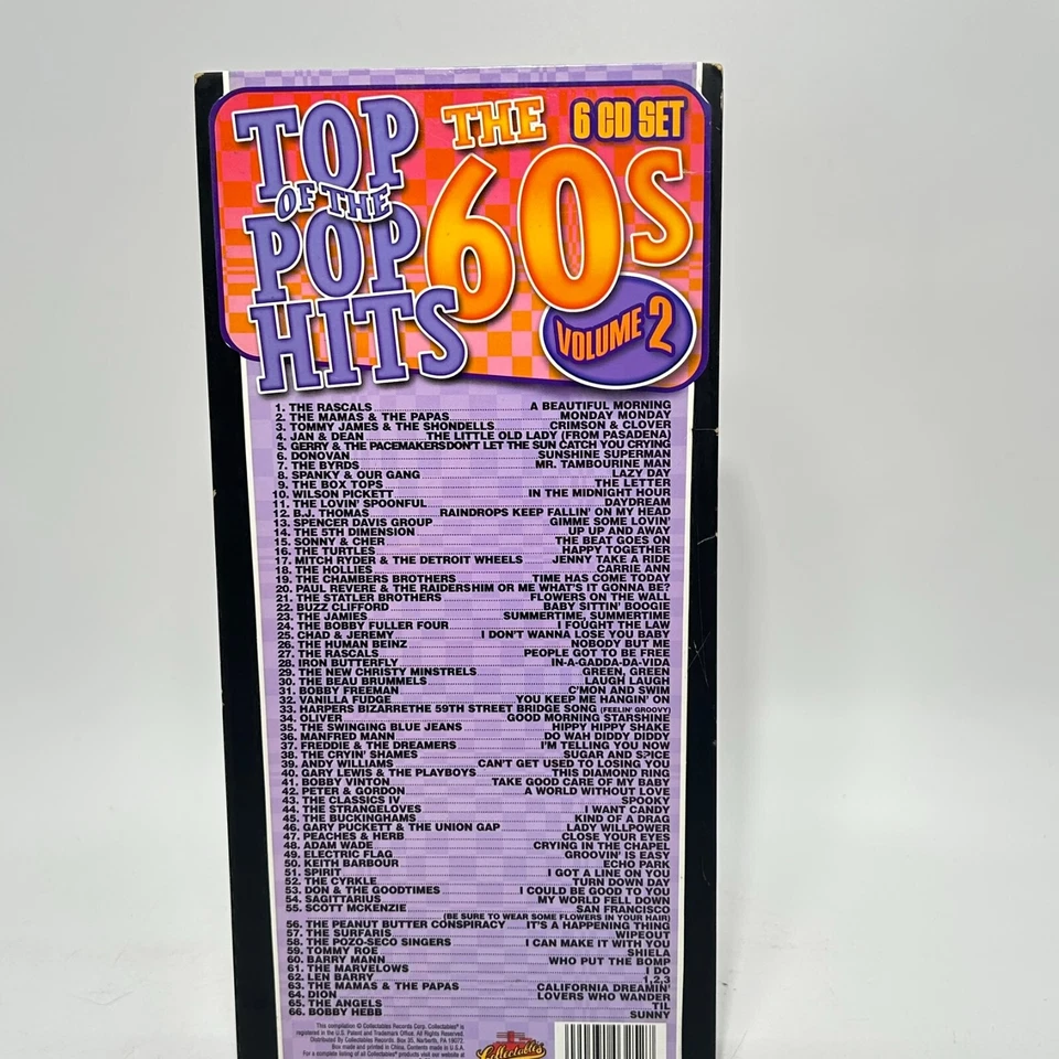 Various Artist Top of the Pop Hits The 60s, Volume 2 Audio MISSING 1 CD - Image 3 of 4