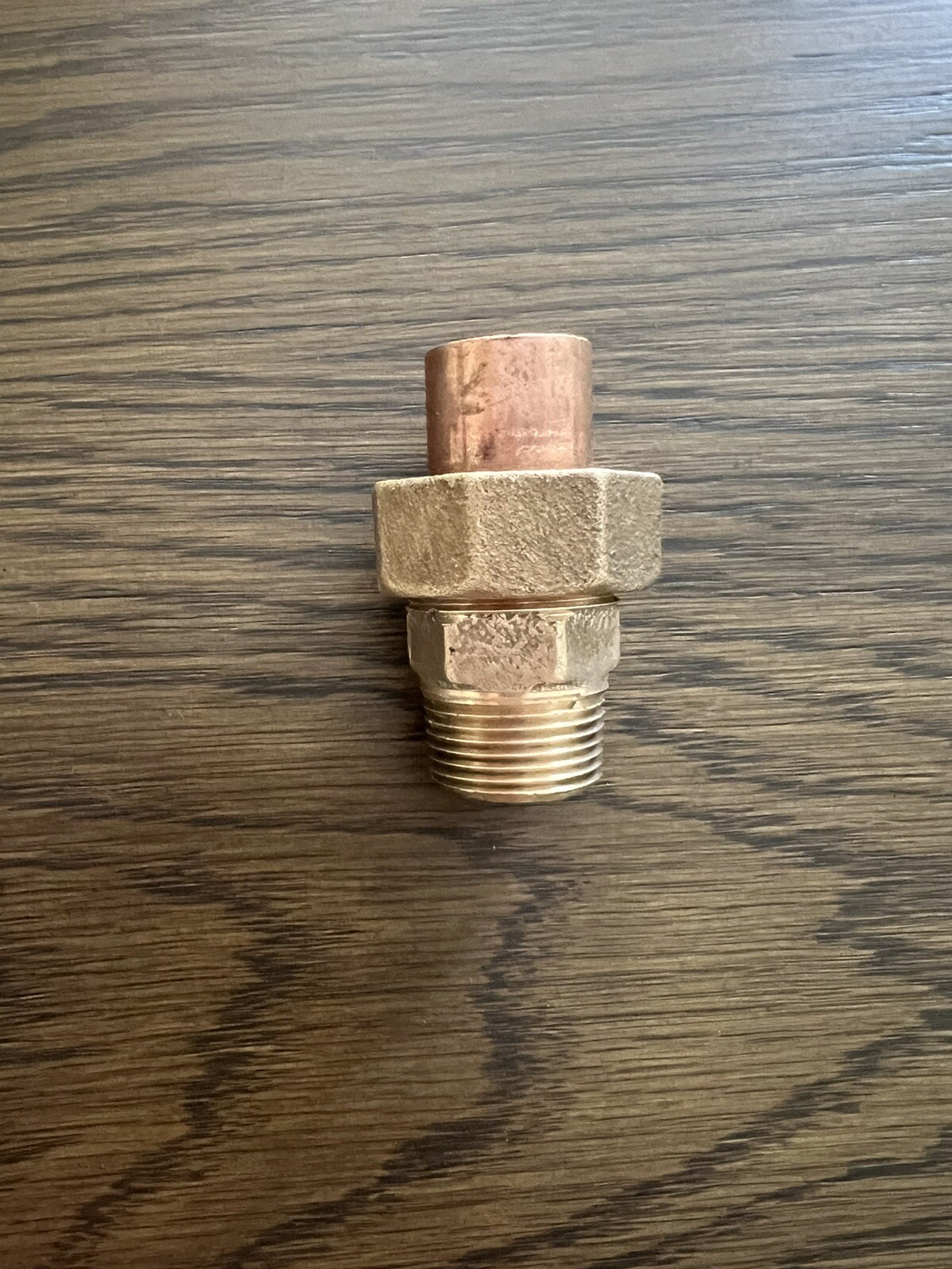 Lee Copper/Brass Pipe Union  3/4" C x M pressure Fitting