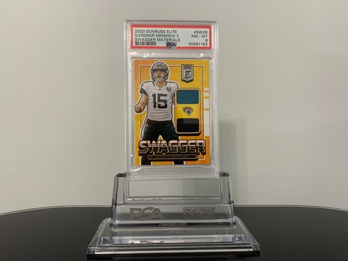 2020 Panini Donruss Elite Swagger Gardner Minshew II #SW26 PSA 8 NM-MT - Picture 5 of 12